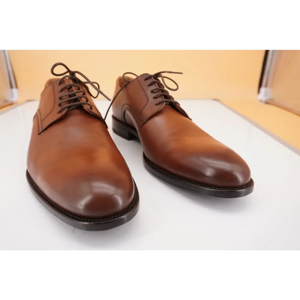 To Boot New York Bellaire Derby Oxford Dress Shoe Size 9 Burnished Brown $395